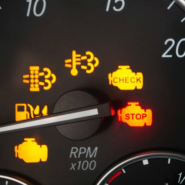 A fault-code dashboard.