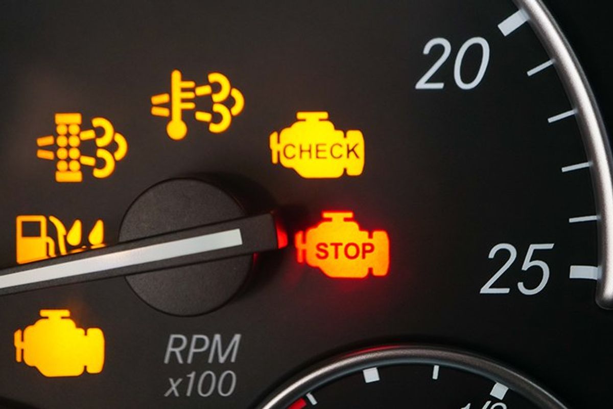 A fault-code dashboard.