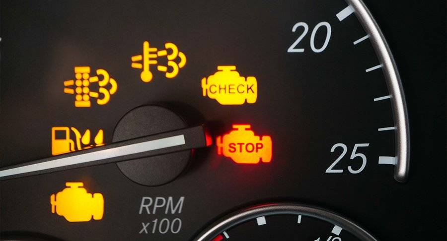 A fault-code dashboard.