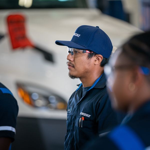 A Penske maintenance technician