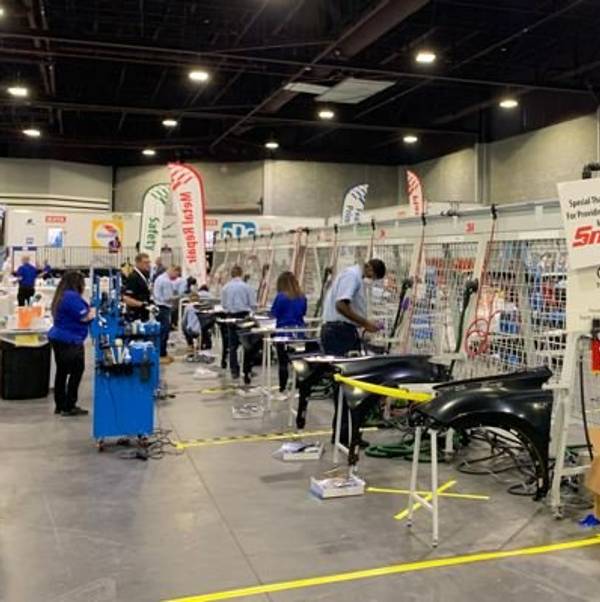 Competiton floor at Skills USA.