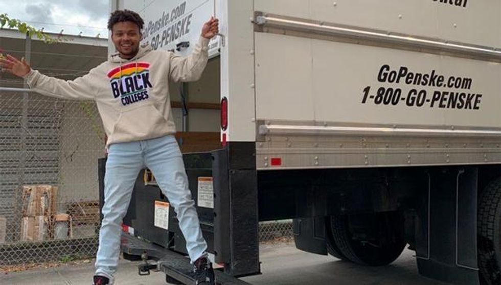 Dom Scott participates in his district's fundraiser for Power U Center for Social Change.