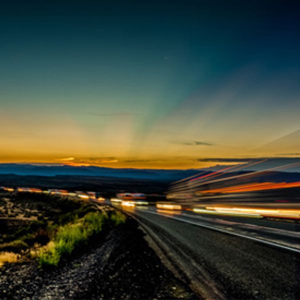 highway at night