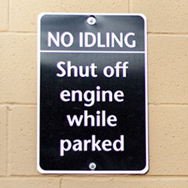 Idling sign