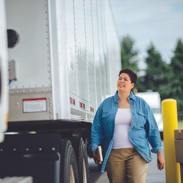 pre trip inspection on a semi truck