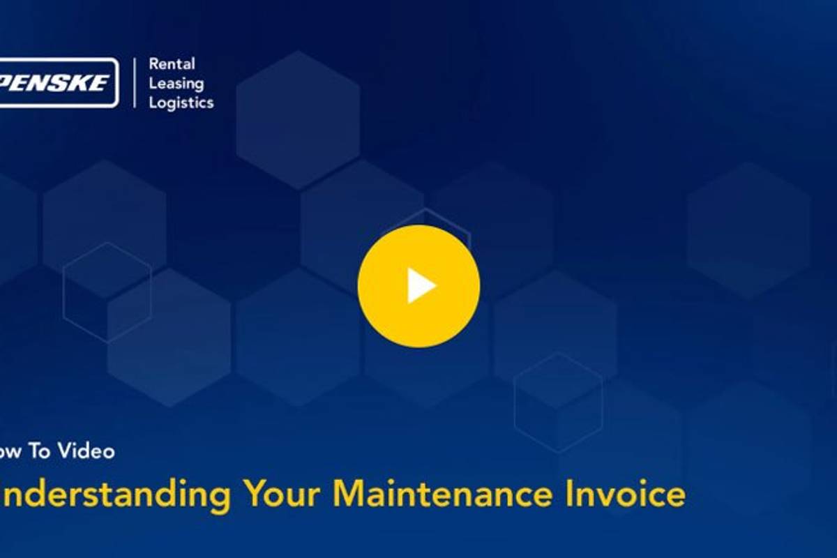 Maintenance Invoice