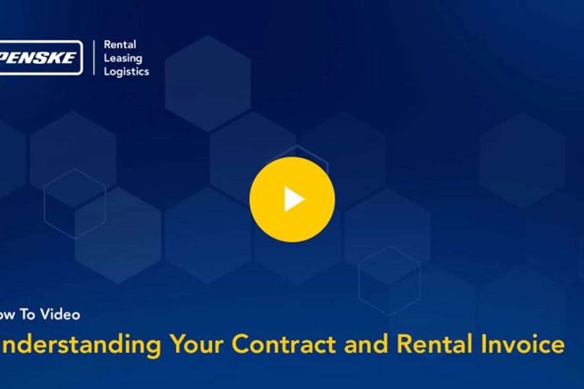 Contract and Rental Invoice