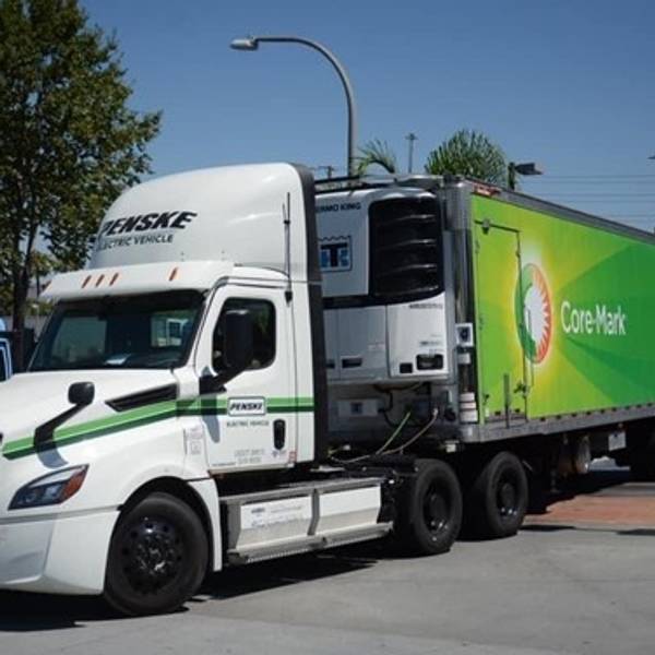 Penske Deploys Battery Electric Truck with Core-Mark