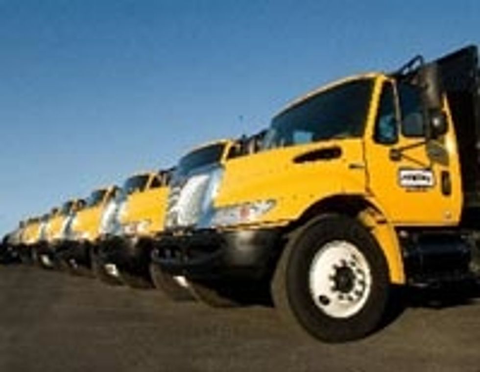 Penske Flatbed Trucks in Haiti