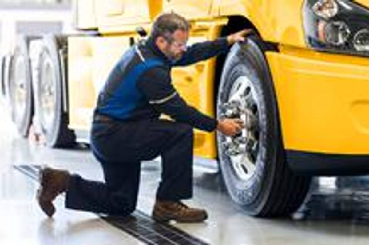 Penske technician implements maintenance to manage supply chain challenges.