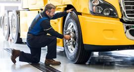 Penske technician implements maintenance to manage supply chain challenges.