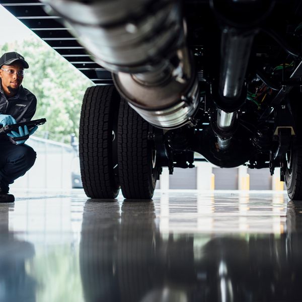 Penske technician keeps aftertreatment systems running.