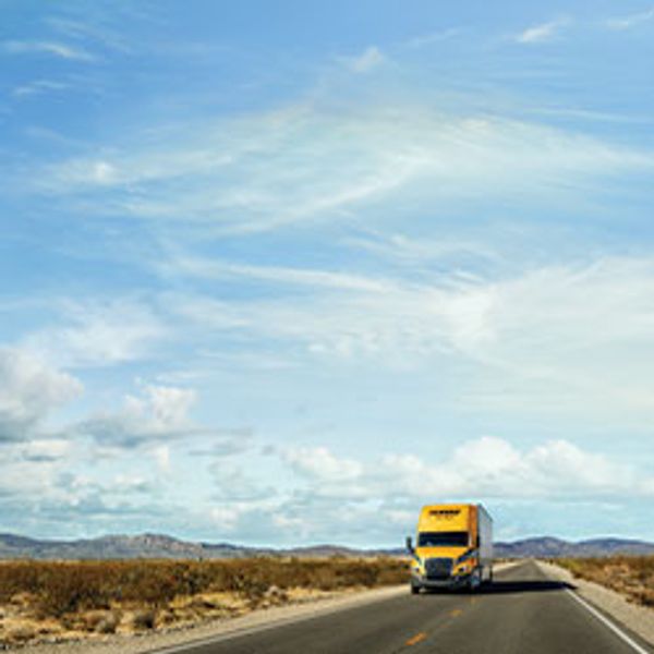 Penske Truck on Highway