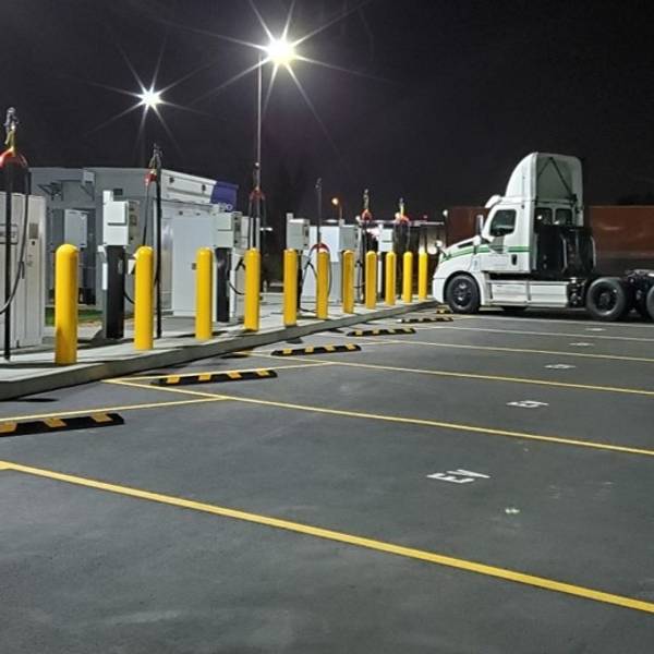 Penske’s latest EV charging station in Ontario, California