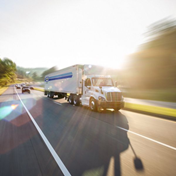 Truck on Highway