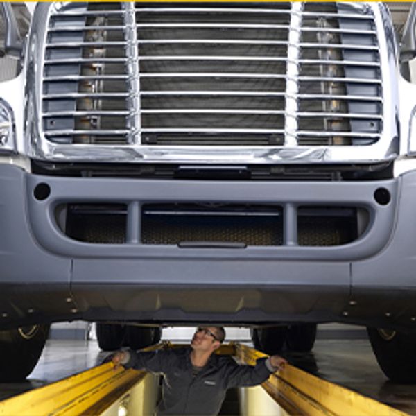 Truck Technician working