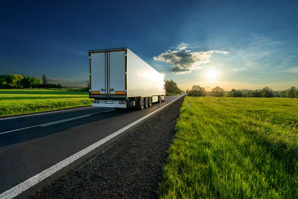 Truck under the sun