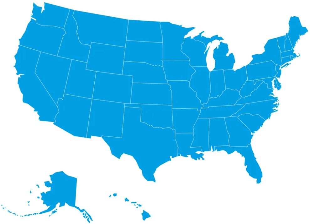US graphic showing alt fuel truck cooridors.